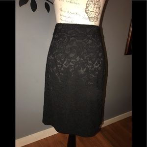 Lace Banana Republic A-line skirt